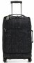 Kipling DARCEY 30 л чемодан из нейлона на 4 колесах черно-белый