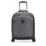 Kipling Indulge 49 л чемодан из полиэстера на 4 колесах серый