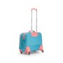 Kipling MANARY 26,5 л детский чемодан из полиамида на 4 колесах бирюзовый