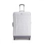 Kipling SUPER HYBRID 103 л чемодан из полипропилена и полиэстера на 4 колесах серый