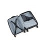 Kipling SUPER HYBRID 33 л валіза з поліпропілену та поліестеру на 4 колесах чорна