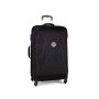 Kipling SUPER HYBRID 69 л валіза з поліпропілену та поліестеру на 4 колесах чорна