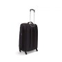 Kipling SUPER HYBRID 69 л валіза з поліпропілену та поліестеру на 4 колесах чорна