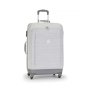 Kipling SUPER HYBRID 69 л чемодан из полипропилена и полиэстера на 4 колесах серый