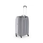 Kipling SUPER HYBRID 69 л чемодан из полипропилена и полиэстера на 4 колесах серый