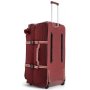 Kipling TEAGAN 91 л чемодан из нейлона на 2 колесах красный