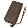 Клатч чоловічий Tiding Bag з натуральної шкіри Коричневий