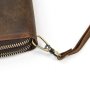 Клатч чоловічий Tiding Bag з натуральної шкіри Коричневий