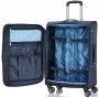 Комплект 4-х колесных чемоданов и сумки для ноутбука Travelite Capri, синий