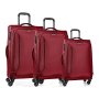 Комплект 4-х колесных чемоданов из ткани March Delta (S/M/XL) Red