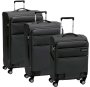 Комплект 4-х колісних валіз Roncato UNO Soft Deluxe Black