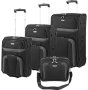Комплект чемоданов и сумки для ноутбука Travelite Orlando, черный