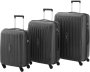 Комплект чемоданов из полипропилена Travelite Uptown, черный