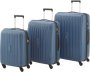 Комплект чемоданов из полипропилена Travelite Uptown, темно-синий