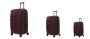 Комплект чемоданов Milano Bag из полипропилена Бордовый