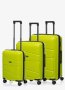 Комплект чемоданов V&amp;V Travel Peace из полипропилена Зеленый