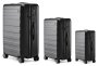 Комплект дорожный чемоданов (3 шт) Xiaomi Ninetygo Rhine PRO plus из поликарбоната Черный