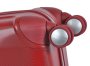 Комплект пластиковых чемоданов на 4-х колесах March Vision, красный