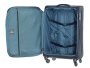 Комплект тканинних валіз на 4-х колісах (S / M / XL) March Flybird, чорні