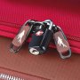 Комплект тканевых 4-х колесных чемоданов (S/M/XL) March Flybird, красный