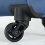 Комплект тканевых чемоданов 4-х колесных (S/M/XL) March Focus, синий