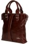 Кожаная деловая сумка Vip Collection 810 Brown Dixy