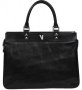 Кожаная деловая сумка Vip Collection Y 48112 Black