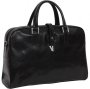 Кожаная деловая сумка Vip Collection Y 6589 Black
