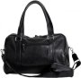 Кожаная дорожная сумка 20 л Vip Collection 1609 Black Flotar