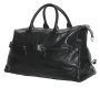 Шкіряна дорожня сумка 25 л Vip Collection 1604 Black Flotar