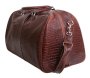 Шкіряна дорожня сумка 45 л Vip Collection 36490 Brown Croco