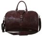 Шкіряна дорожня сумка 45 л Vip Collection 36490 Brown Croco
