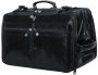Кожаная дорожная сумка на 2-х колесах 32 л Vip Collection 5225 Black
