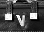 Кожаная дорожная сумка на 2-х колесах 32 л Vip Collection 5225 Black