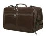 Кожаная дорожная сумка на 2-х колесах 32 л Vip Collection 5225 Brown