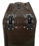 Кожаная дорожная сумка на 2-х колесах 32 л Vip Collection 5225 Brown