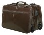 Кожаная дорожная сумка на 2-х колесах 32 л Vip Collection 5225 Brown