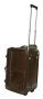 Кожаная дорожная сумка на 2-х колесах 32 л Vip Collection 5225 Brown