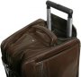 Кожаная дорожная сумка на 2-х колесах 32 л Vip Collection 5225 Brown