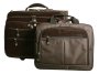 Кожаная дорожная сумка на 2-х колесах 36 л Vip Collection 47865 Brown