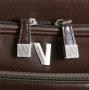 Кожаная дорожная сумка на 2-х колесах 36 л Vip Collection 47865 Brown