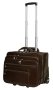 Кожаная дорожная сумка на 2-х колесах 36 л Vip Collection 47865 Brown