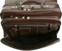 Кожаная дорожная сумка на 2-х колесах 36 л Vip Collection 47865 Brown