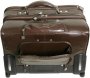 Кожаная дорожная сумка на 2-х колесах 36 л Vip Collection 47865 Brown