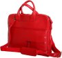 Кожаная сумка для ноутбука 15,6” Vip Collection 2411 Red flotar