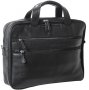 Кожаная сумка для ноутбука 15,6” Vip Collection 37922 Black flotar