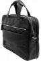 Кожаная сумка для ноутбука 15,6” Vip Collection 37922 Black flotar