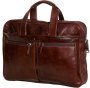 Кожаная сумка для ноутбука 15,6” Vip Collection 50104 Brown Dixy