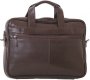 Кожаная сумка для ноутбука 15,6” Vip Collection 50104 Brown flotar