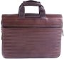 Кожаная сумка для ноутбука 15,6” Vip Collection V 402 Brown Business Collection